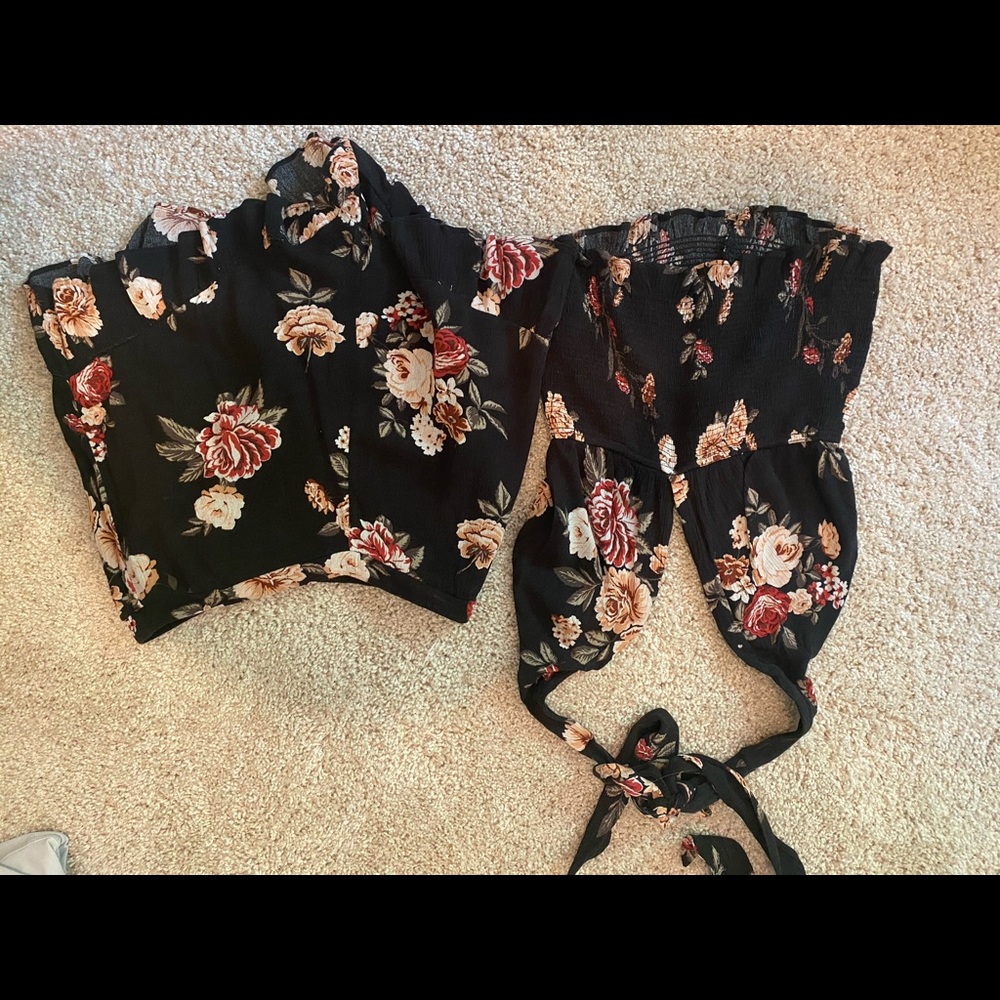 2 piece flower set